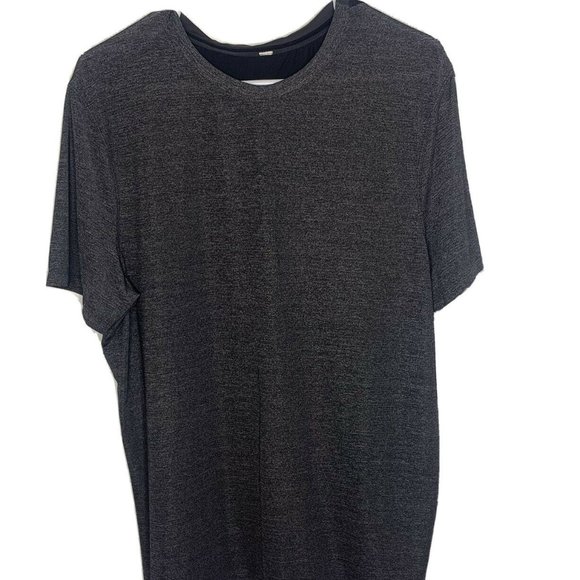 lululemon Other - Lululemon Mens Large Black Gray Workout Shirt